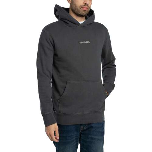 Superdry Casaco com capuz com micro logótipo Preto