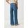 Textil Mulher Calças de ganga Wrangler 112352277 WORLD WIDE-SHALLOWS Azul