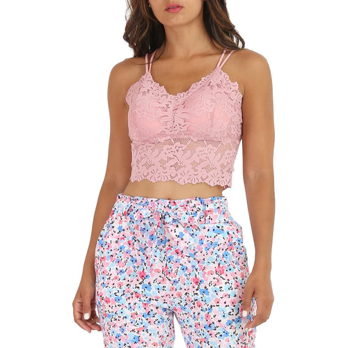Textil Mulher Tops / Blusas La Modeuse 23652_P59161 Rosa