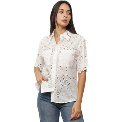 Textil Mulher camisas La Modeuse 74456_P175980 Branco