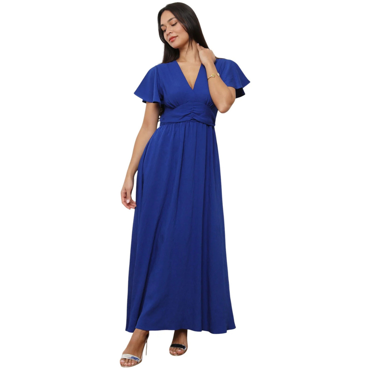 Textil Mulher Vestidos La Modeuse 74532_P176104 Azul