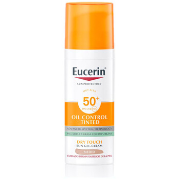 beleza Mulher Proteção solar Eucerin Tinted Sunscreen Gel-Cream Oil Control Dry Touch SPF 50 Outros