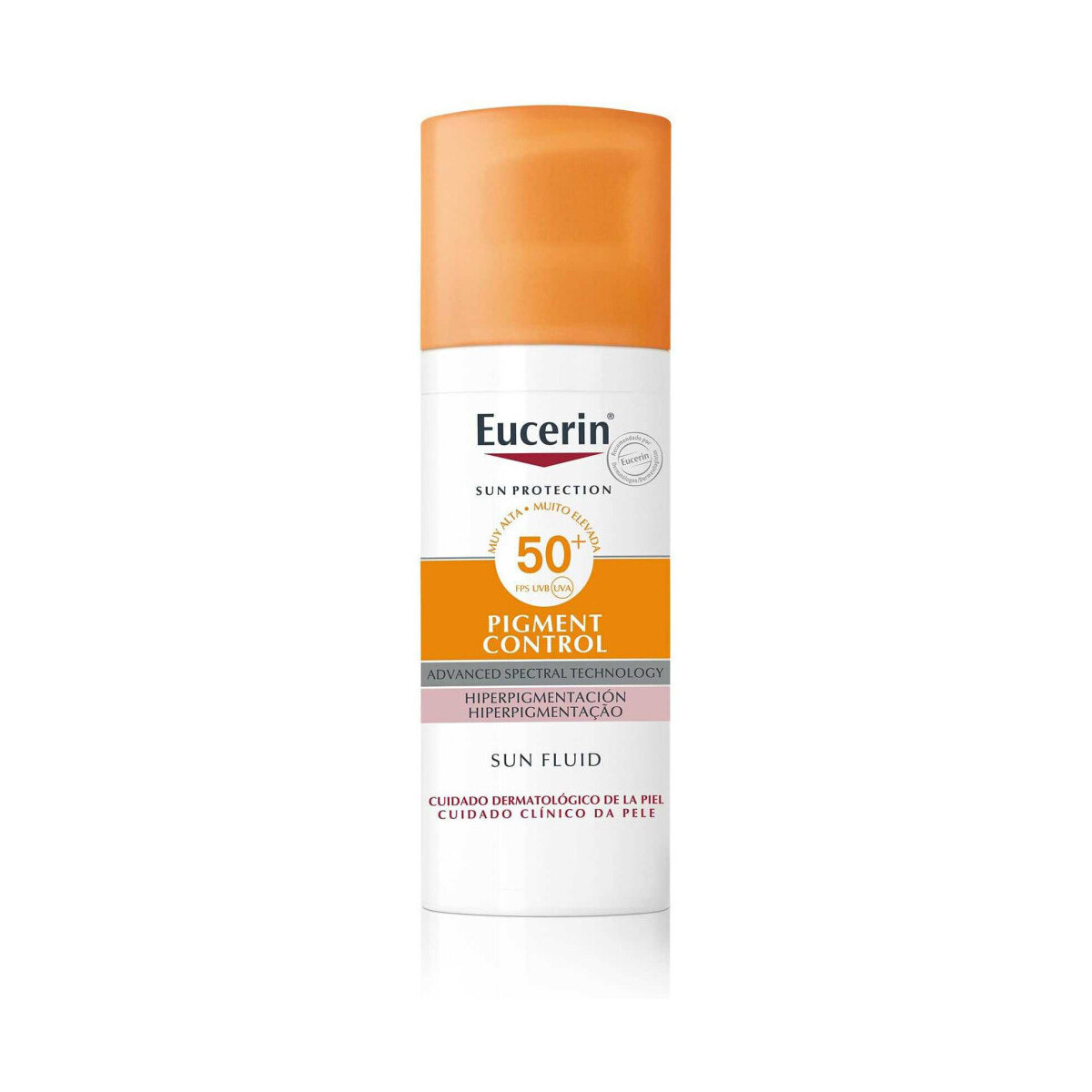 beleza Mulher Proteção solar Eucerin Fluid Pigment Control Sunscreen SPF50 + 50ml Outros