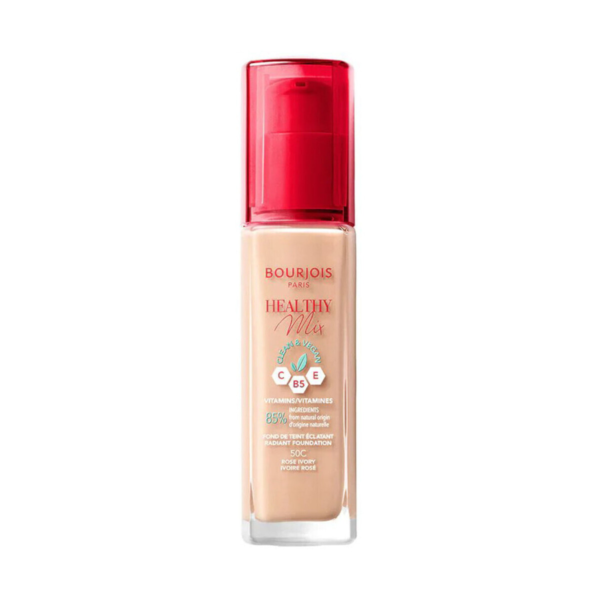 beleza Mulher Base rosto Bourjois Healthy Mix Clean Foundation - 50C Rose Ivoire Outros