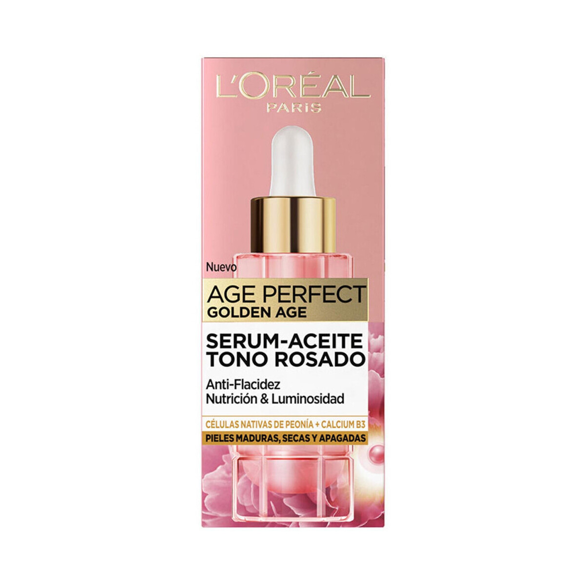 beleza Mulher Tratamentos específicos L'oréal Anti-Sagging Oil-Serum Pink Tone Age Perfect Golden Age Outros