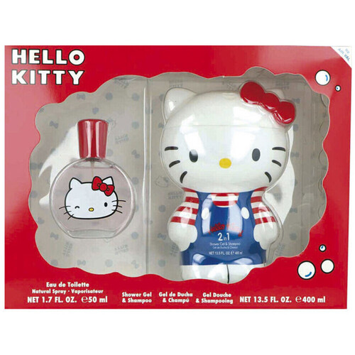 beleza Mulher Eau de parfum  Hello Kitty Gift Set - 50 ml Eau de Toilette + 400 ml S Outros