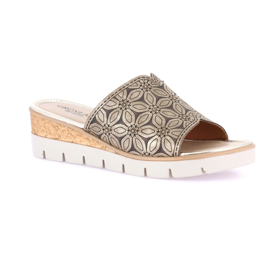 Sapatos Mulher Chinelos Grunland DSG-CI0887 Ouro