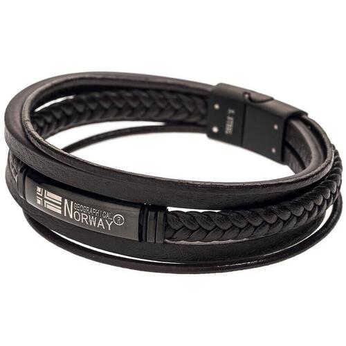 Relógios & jóias Homem Pulseiras Geographical Norway  Preto