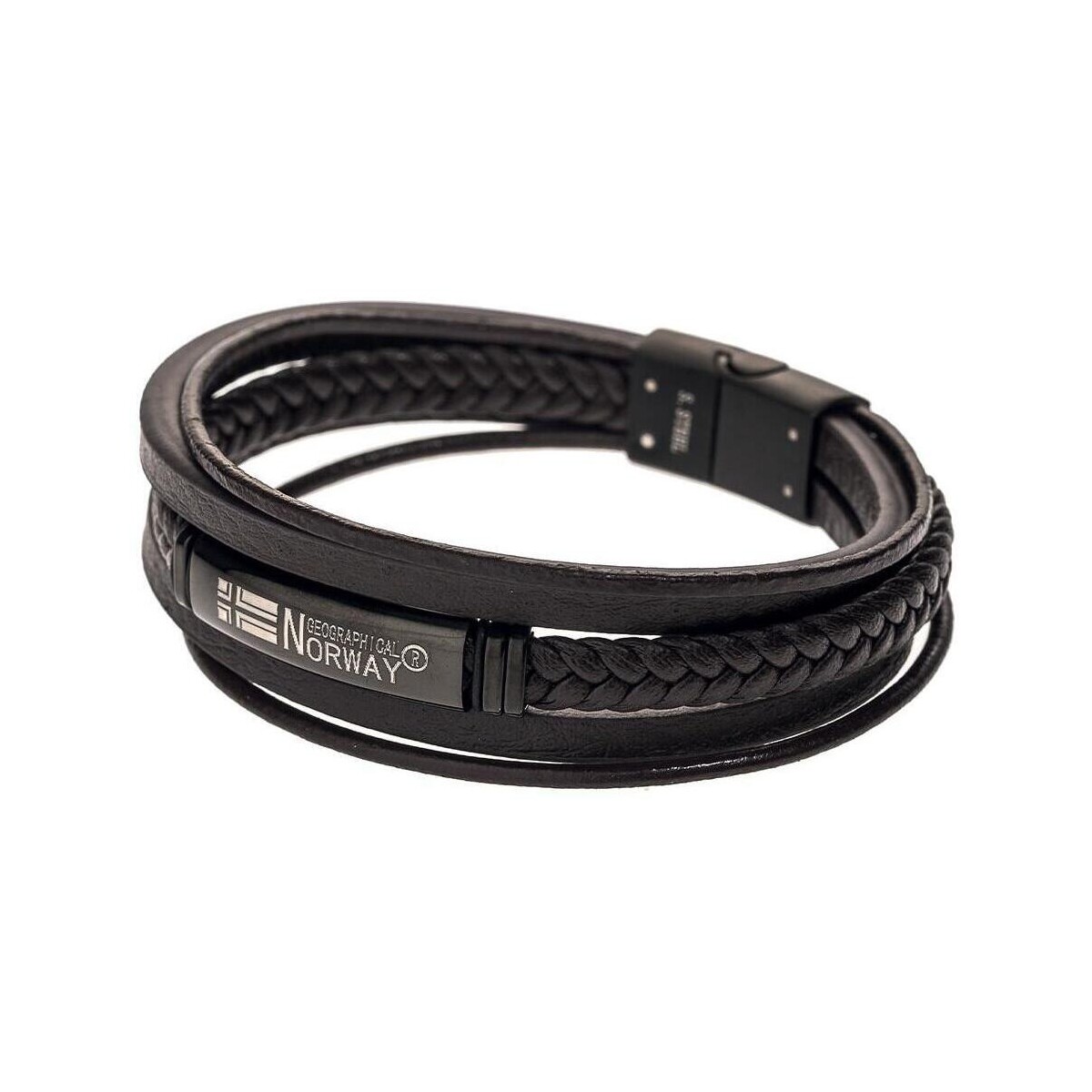Relógios & jóias Homem Pulseiras Geographical Norway  Preto