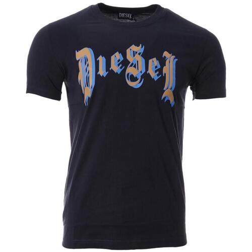 Textil Homem T-shirts e Pólos Diesel  Azul