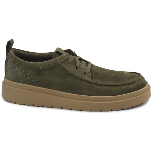Sapatos Homem Mocassins Clarks CLA-E25-POLDEN-OL Verde