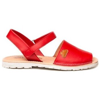 Sapatos Rapariga Sandálias Cbp - Conbuenpie Menorquina piel mujer Vermelho