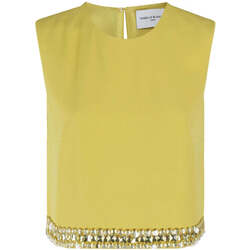 Textil Mulher Tops / Blusas Isabelle Blanche  Amarelo