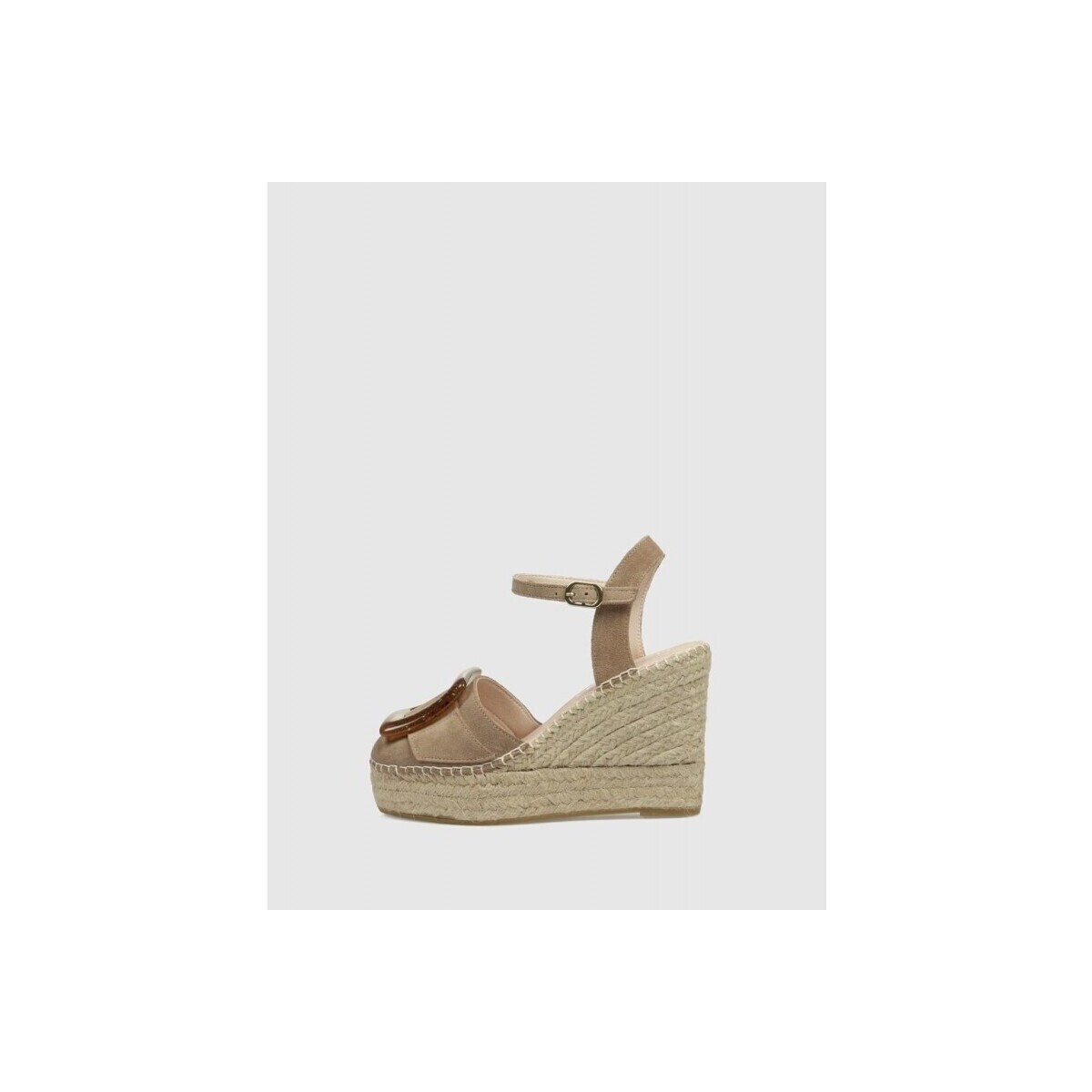 Sapatos Mulher Sandálias Macarena ALPARGATA  ALBA 60 TAUPE Castanho
