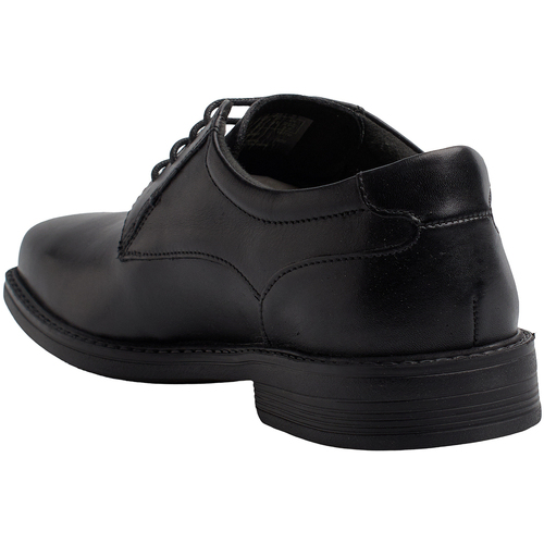 Clarks WENDELL-LACE-BLACK LEATHER Preto