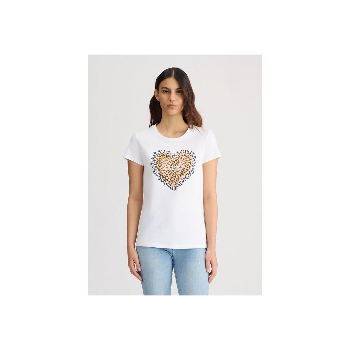 Textil Mulher T-shirts e Pólos Liu Jo WA5240 JS923-M9681 Branco