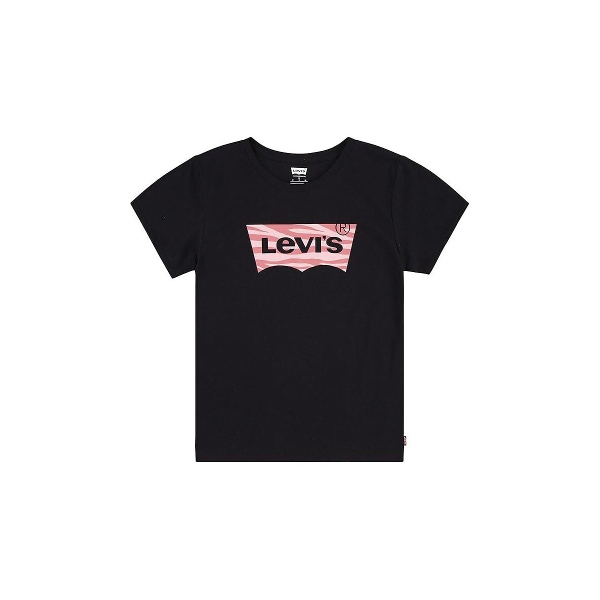 Textil Rapariga T-shirts e Pólos Levi's 3EK116-023-2-23 Preto