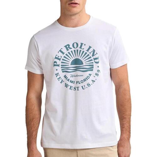 Textil Homem T-shirts e Pólos Petrol Industries  Branco