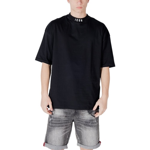 Textil Homem Polos mangas compridas Icon ICUS2S5T049 Preto