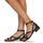 Sapatos Mulher Sandálias Casual Attitude COUTIL Preto