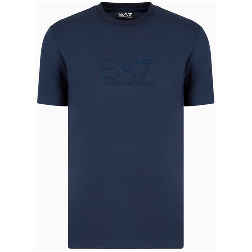 Textil Homem T-Shirt mangas curtas Emporio Armani EA7 7M000092 AF13870 Azul