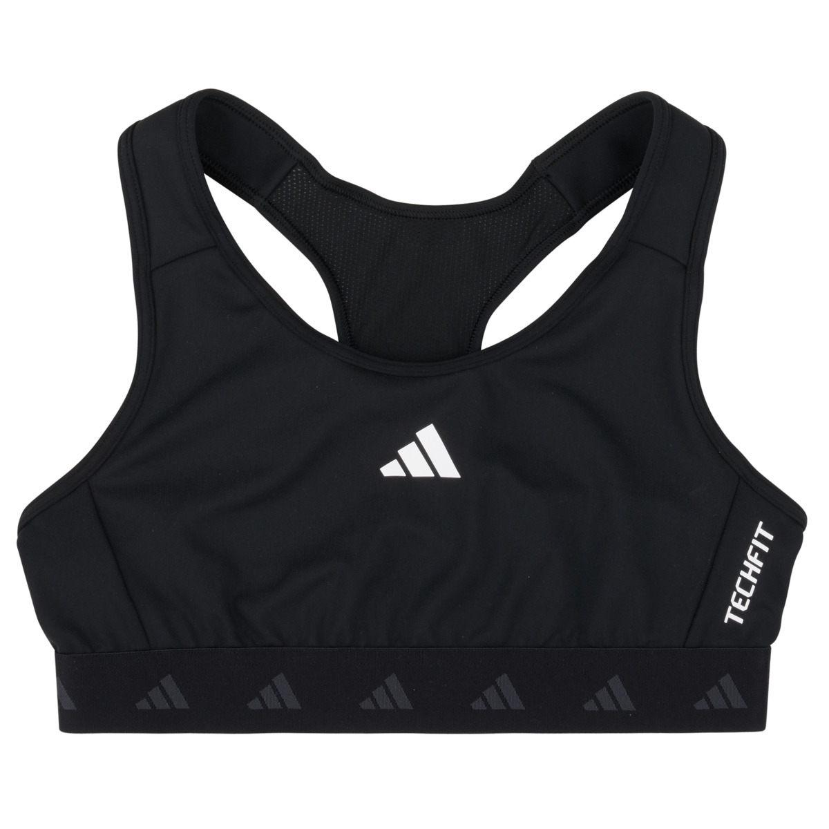 Textil Rapariga Tops e soutiens de desporto Adidas Sportswear TECHFIT Power React Bra Kids Preto