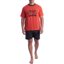 Textil Homem Pijamas / Camisas de dormir Kisses&Love KL30000-211 Vermelho