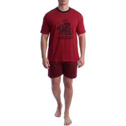 Textil Homem Pijamas / Camisas de dormir Kisses&Love KL30000-217 Bordô