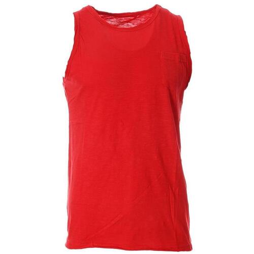 Textil Homem Tops sem mangas Paname Brothers  Vermelho