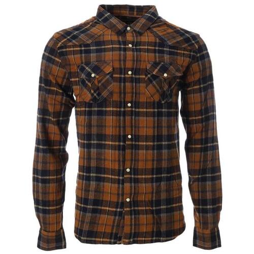 Textil Homem Camisas mangas comprida Rms 26  Castanho