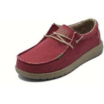 Sapatos Homem Sapatos & Richelieu HEYDUDE 40003-6VP Wally Braided Pompeian Vermelho