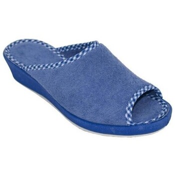 Sapatos Mulher Chinelos Cbp - Conbuenpie Zapato de mujer de piel con cuña by PEPE MENARGUES (TUPIE) Azul