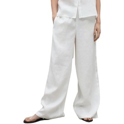 Textil Mulher Calças Ecoalf MOSSIALF PANTS WOMAN Branco