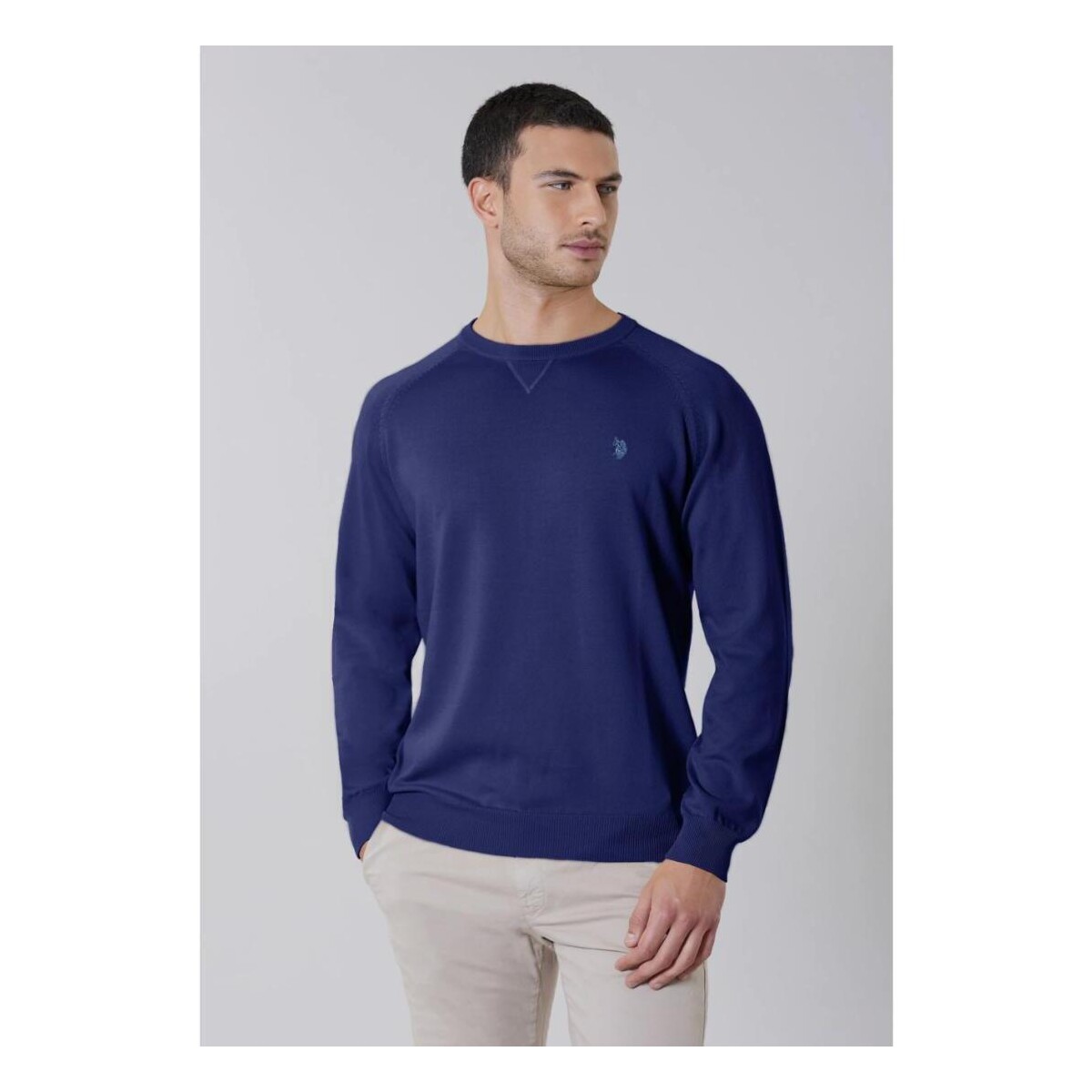 Textil Homem camisolas U.S Polo Assn. US41173003 Azul