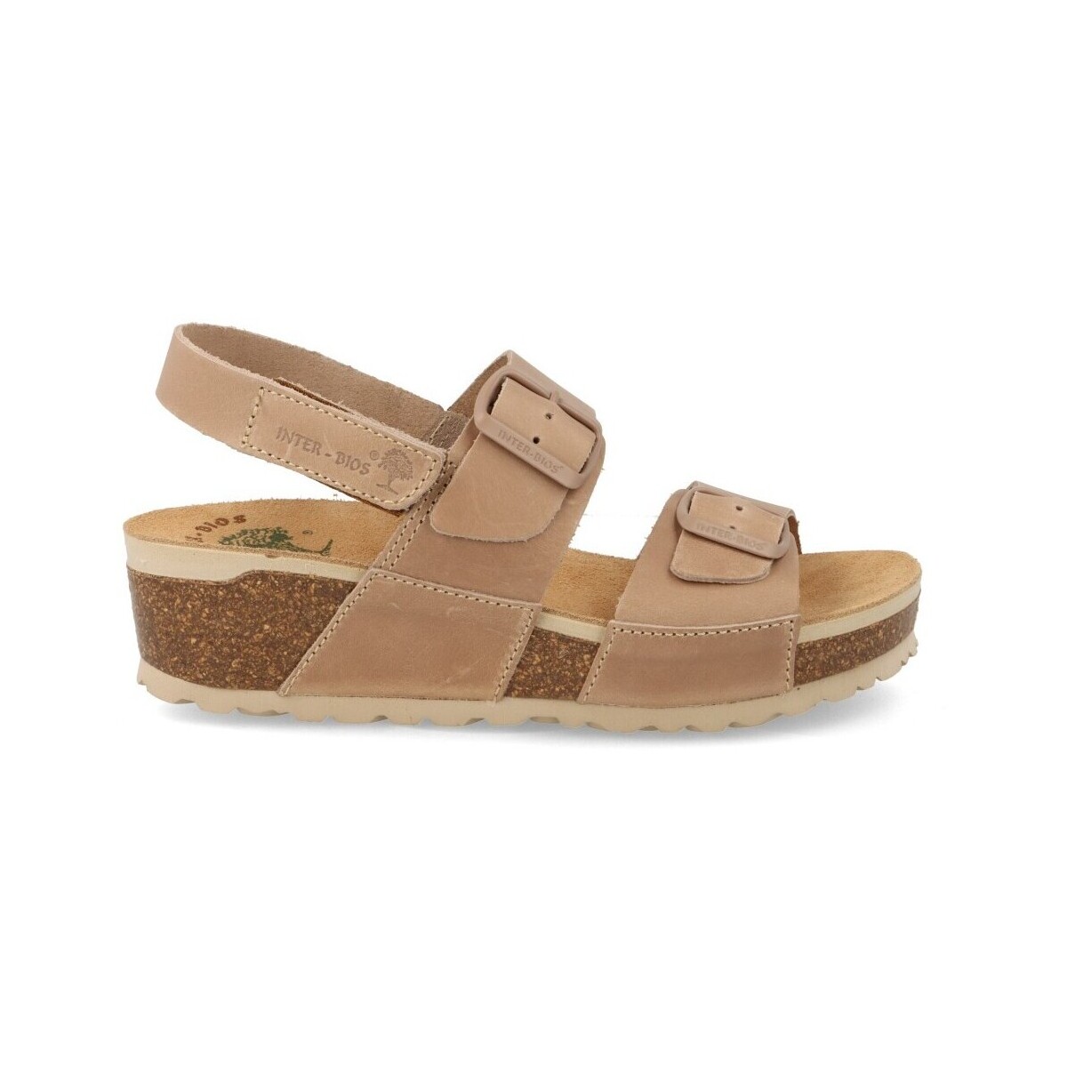 Sapatos Mulher Sandálias Interbios  Bege