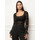 Textil Mulher Tops / Blusas La Modeuse 74752_P176523 Preto