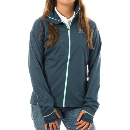 Textil Mulher Casacos fato de treino Odlo  Azul