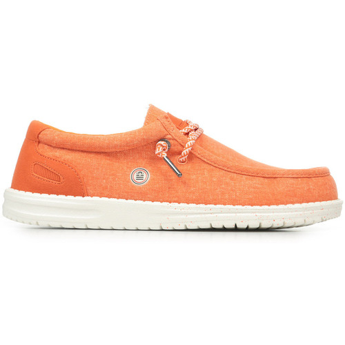 Sapatos Homem Sapato de vela Serge Blanco Saint Jean Laranja