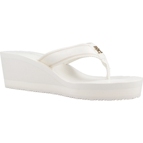 Tommy Hilfiger STRIPIES WEDGE BEACH SAN Branco