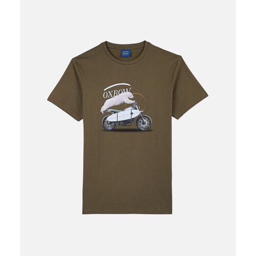 Textil Homem T-Shirt mangas curtas Oxbow Tee-shirt TRAIL Cáqui