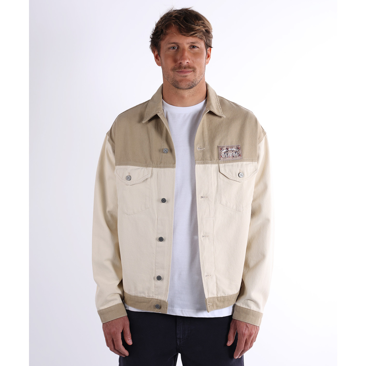 Textil Homem Casacos Oxbow Veste WEST Bege