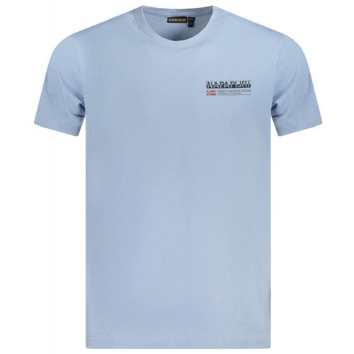 Textil Homem T-shirts e Pólos Napapijri NP0A4HQQ Azul