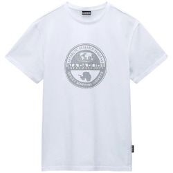Textil Homem T-shirts e Pólos Napapijri NP0A4I3C Branco