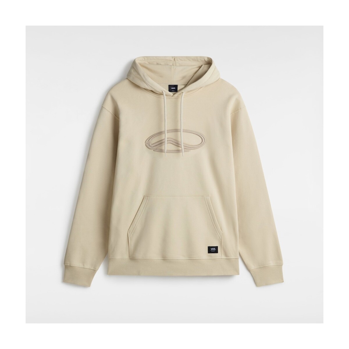 Textil Homem Sweats Vans OVAL LOOSE FLEECE Bege