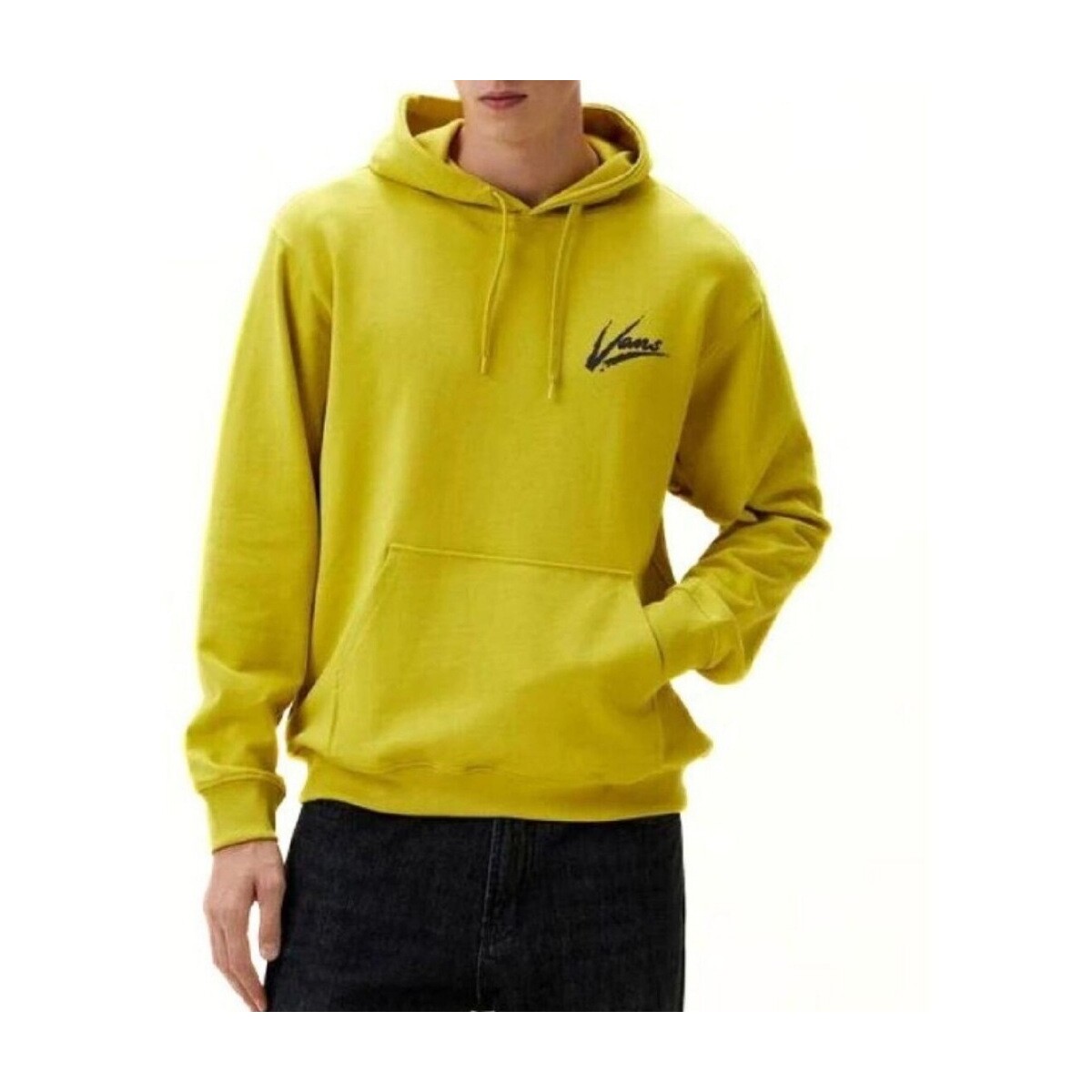 Textil Homem Sweats Vans BRUSH SCRIPT LOOSE FT Amarelo