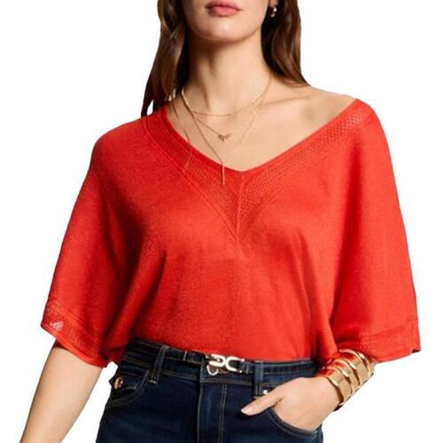 Textil Mulher camisolas Morgan  Vermelho