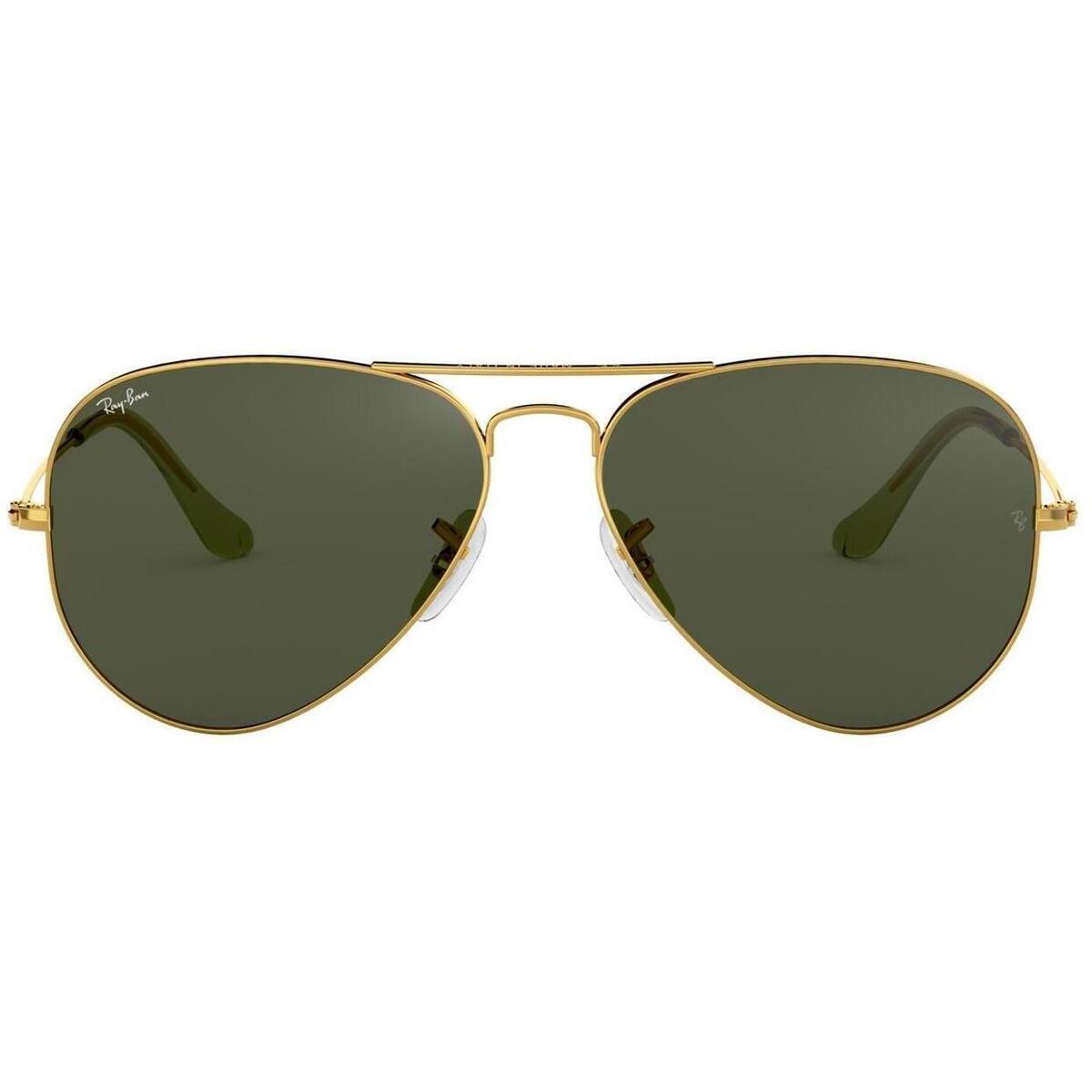 Relógios & jóias Homem óculos de sol Ray-ban AVIATOR LARGE METAL – UNISEX 0RB3025 Ouro