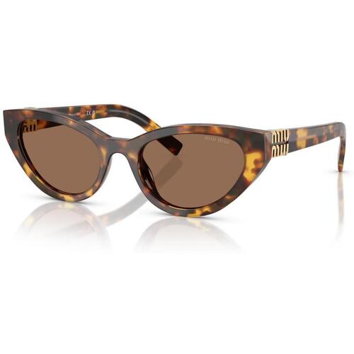 Relógios & jóias Mulher óculos de sol Miu Miu 0MU A04S 14L60M Castanho