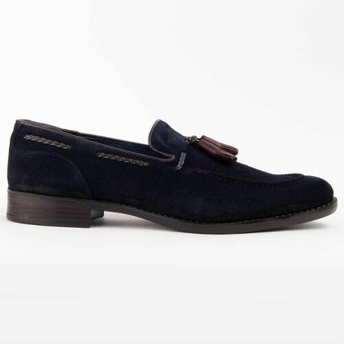Sapatos Homem Mocassins Purapiel 102779 Azul