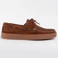 Sapatos Homem Sapato de vela Purapiel 103030 Castanho